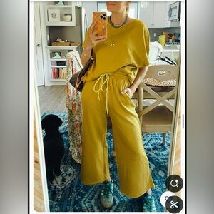 Women's Mustard Yellow Lounge Set